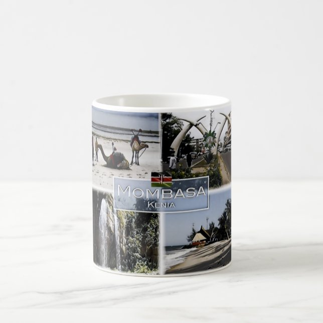 Mombasa - Kenya - Mosaic - Coffee Mug (Center)