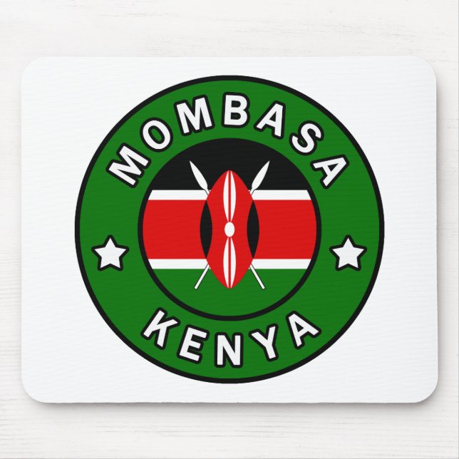 Mombasa Kenya Mouse Mat (Front)