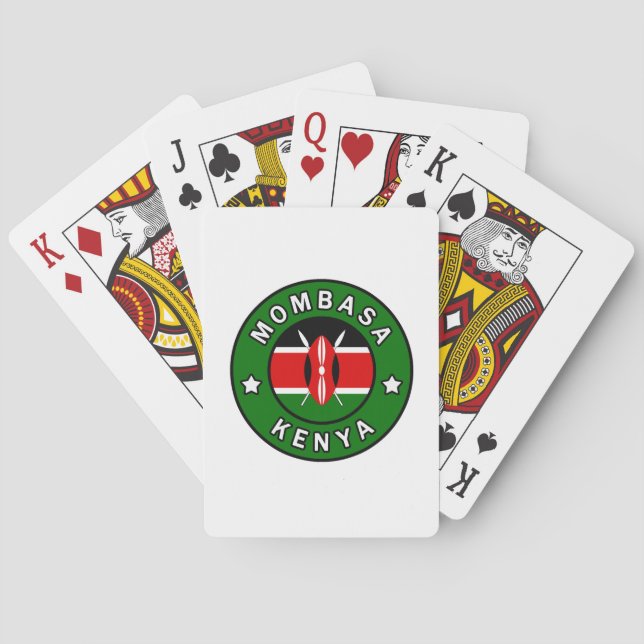 Mombasa Kenya Playing Cards (Back)