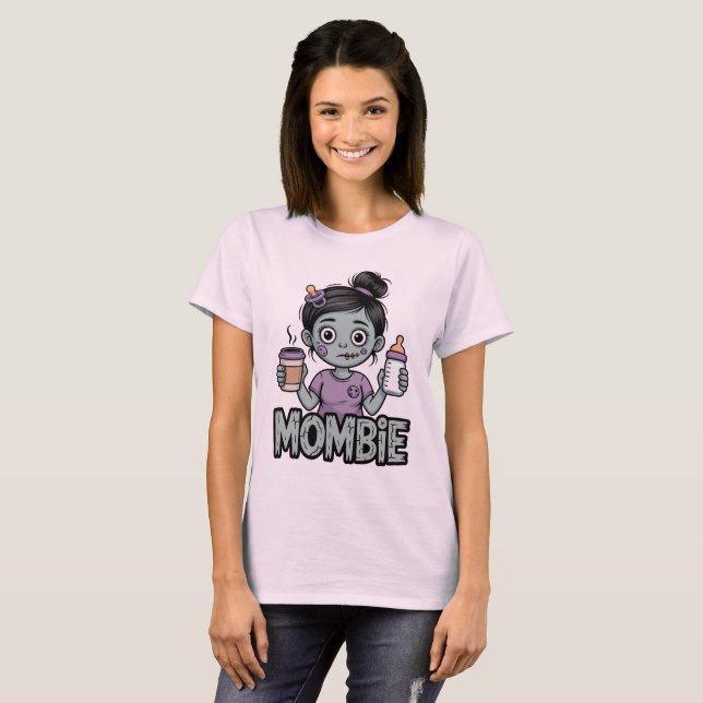 Mombie | Funny Zombie Mum Shirt (Front Full)