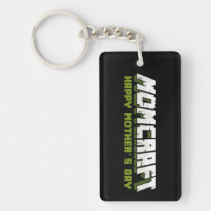 Momcraft Happy Mother Day Funny Gamer Mum Key Ring