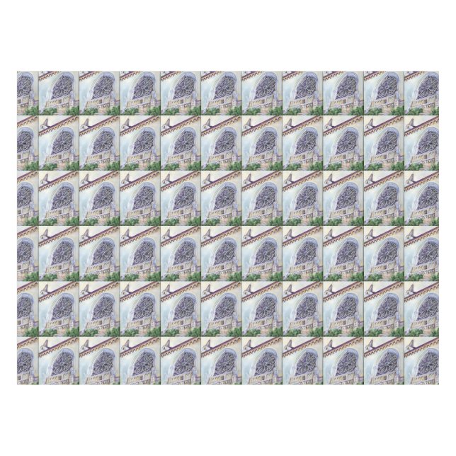 Moment in Budapest Tablecloth (Front (Horizontal))