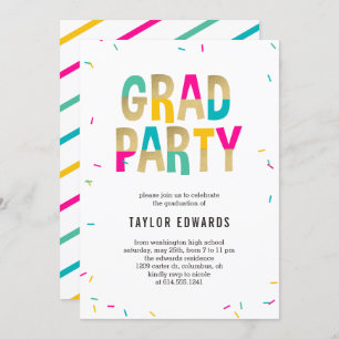 Moment Of Joy Graduation Party Invitation