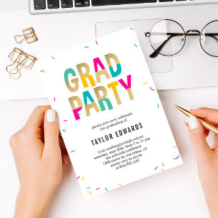 Moment Of Joy Graduation Party Invitation