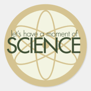 Moment of Science Classic Round Sticker