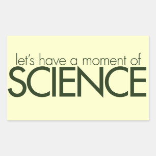 Moment of Science Rectangular Sticker