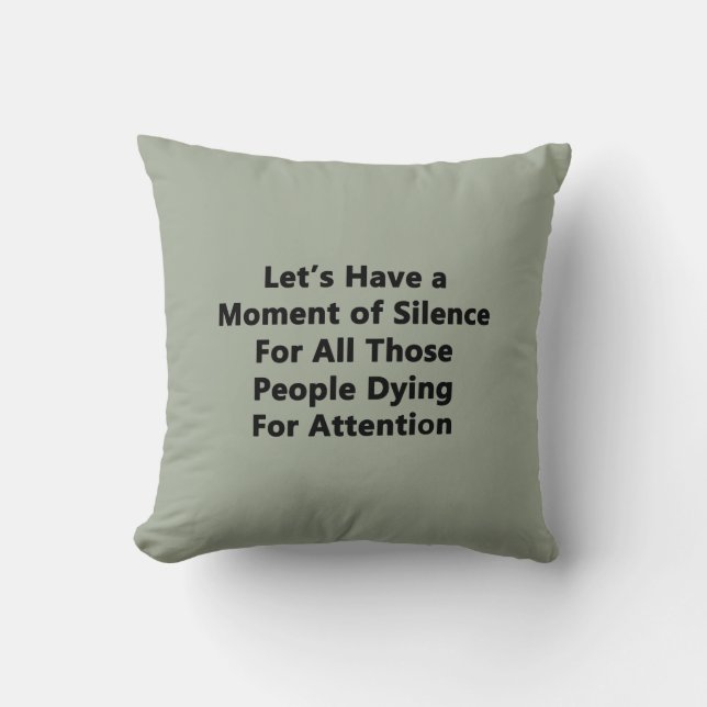 Moment of Silence Cushion (Front)
