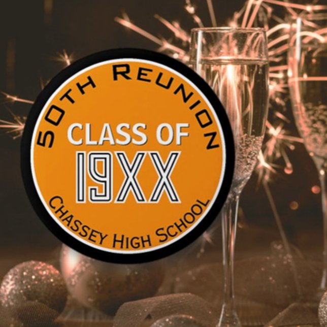 Momento! Custom 50th class reunion button (Creator Uploaded)