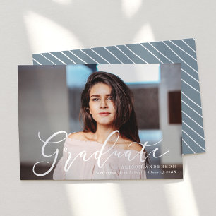 Momentous Script   Graduation Photo Announcement