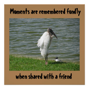 Moments Are Remembered Fondly, Glossy Poster