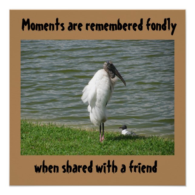 Moments Are Remembered Fondly, Glossy Poster (Front)
