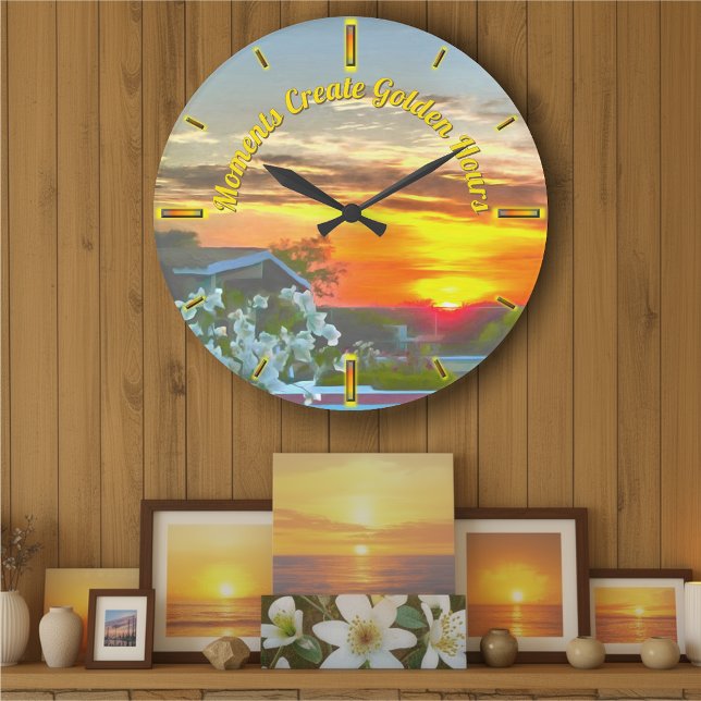 Moments Create Golden Hours 2295 Large Clock (Creator Uploaded)