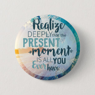 Moments Encouragement Success Life Tips Quote Art 6 Cm Round Badge
