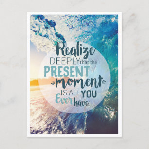 Moments Encouragement Success Life Tips Quote Art Postcard