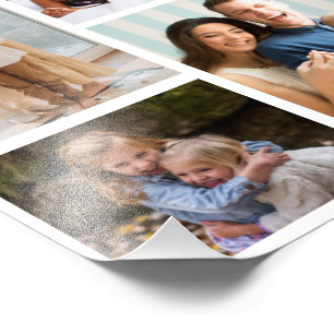 Moments in Focus: Customisable 6 Photo Collage Print