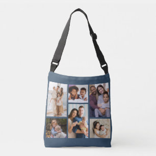 Moments in Focus: Customizable 6 Photo Collage Crossbody Bag