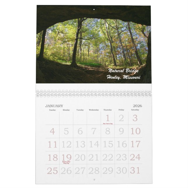 Moments in Missouri Calendar (Jan 2026)