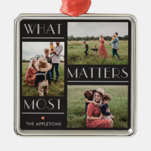 Moments Matter Personalised Photo Ornament