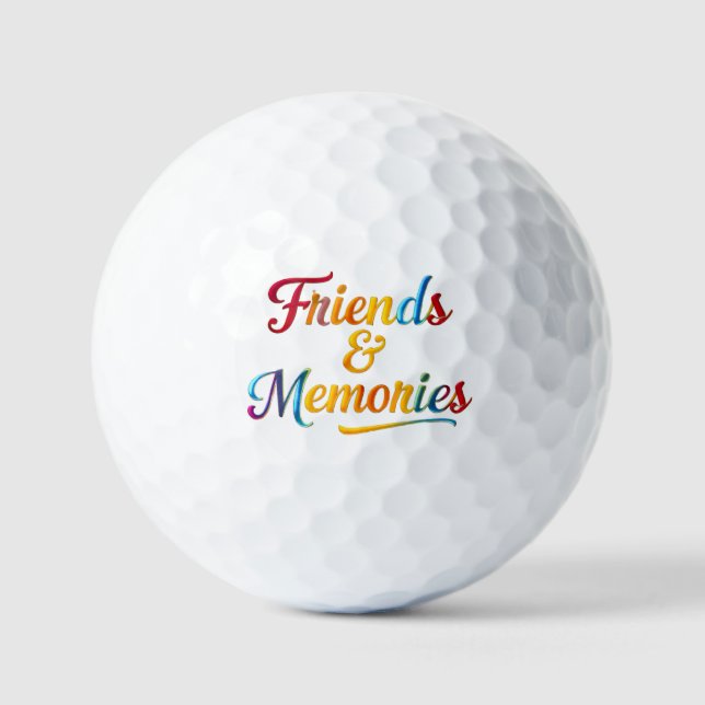 "Moments Of Togetherness" Golf Balls (Front)