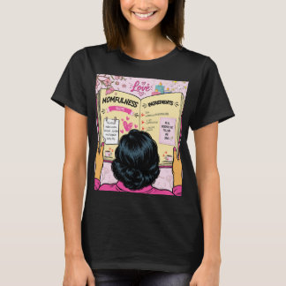 Momfulness Recipe Book Cute Comic Art T-Shirt