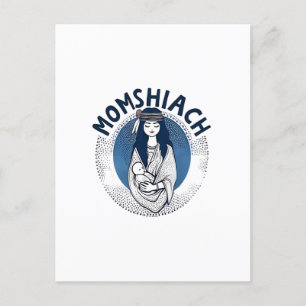 Momhiach Jewish Hanukkah 2025 Mum Jew Holiday Postcard