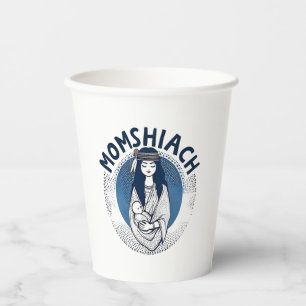 Momhiach Jewish Hanukkah 2025 Mum Jew Paper Cups