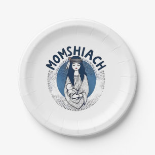 Momhiach Jewish Hanukkah 2025 Mum Jew Paper Plate