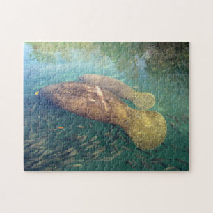Momma and Baby Manatee Puzzle
