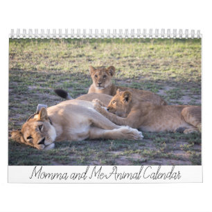 Momma and Me Animal Calendar