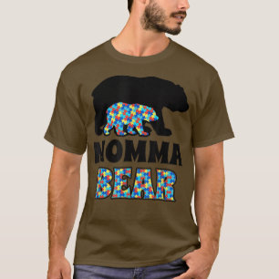 Momma Bear Autism Awareness T-Shirt