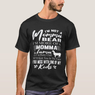 Momma Bear Momma Llama Mum T-Shirt