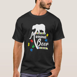 Momma Bear Puzzles Autism Awareness 1 T-Shirt
