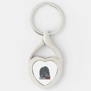 Momma Bear Rainbow Vintage Engraving Shirt Design Key Ring