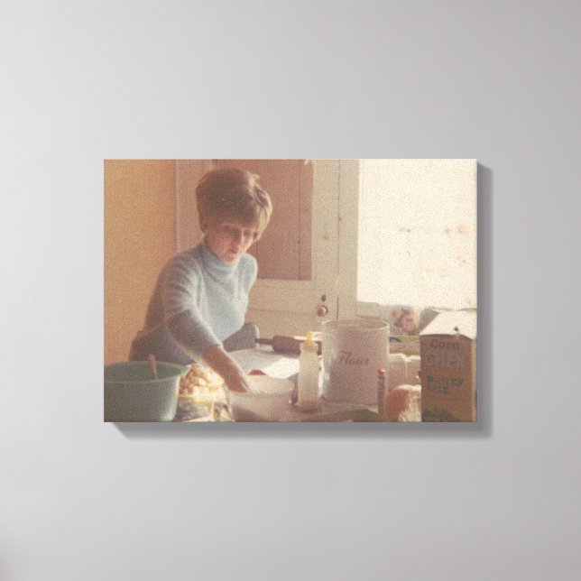 momma chef canvas print (Front)