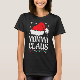 Momma Claus Shirt Christmas Pajama Family Matching