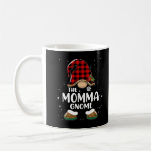 Momma Gnome Buffalo Plaid Matching Family Christma Coffee Mug