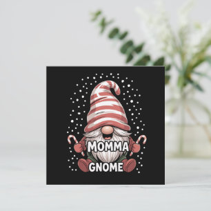 Momma Gnome Christmas Pajama Matching Family Group Holiday Card