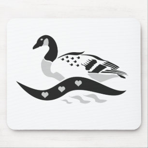 Momma Goose Swimming Mouse Mat