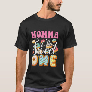 Momma Of The Sweet One First Birthday Doughnut Par T-Shirt