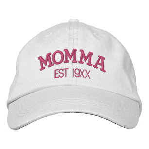 Momma Personalised Mother's Day Gift Custom Text Embroidered Hat