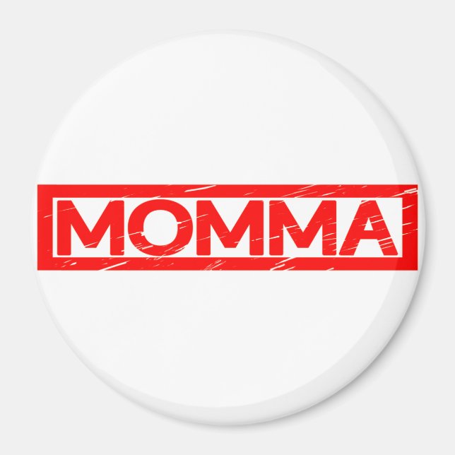 Momma Stamp Magnet (Front)