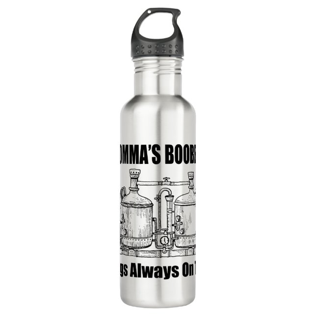 Momma's Boobery Jugs Always On Tap 710 Ml Water Bottle (Front)