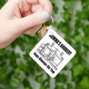 Momma's Boobery Jugs Always On Tap Key Ring
