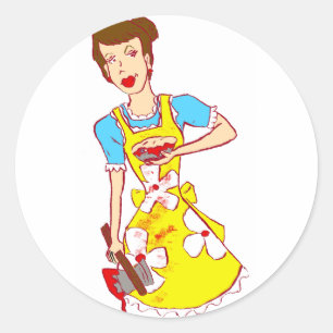 Mommie Dearest Classic Round Sticker