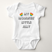 Mommies' Ally Rainbow Hearts | Two Moms Cute Pride