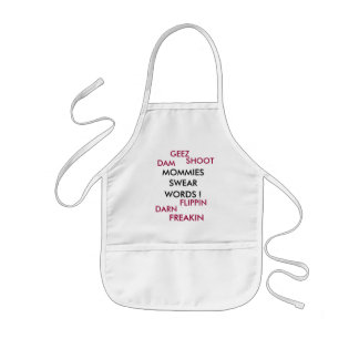 MOMMIES, SWEAR, WORDS, baby bib Kids Apron