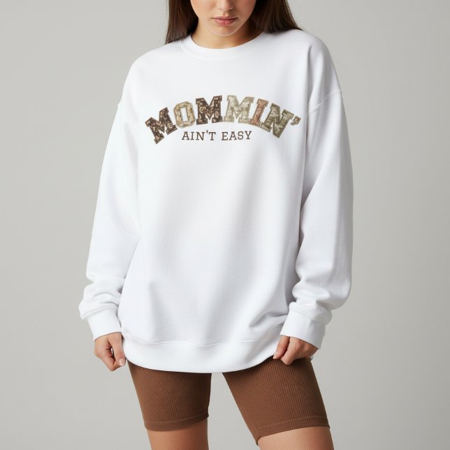 Mommin' Patchwork Sweatshirt (Creator Uploaded)