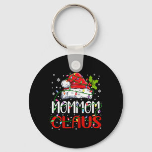Mommom Claus Christmas Santa Matching Family Xmas  Key Ring
