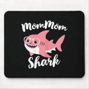 Mommom Shark Mother's Day Grandma Funny Mum-mum  Mouse Mat