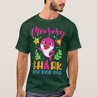 MomMom SharkMomMom Shark Lover Family  T-Shirt